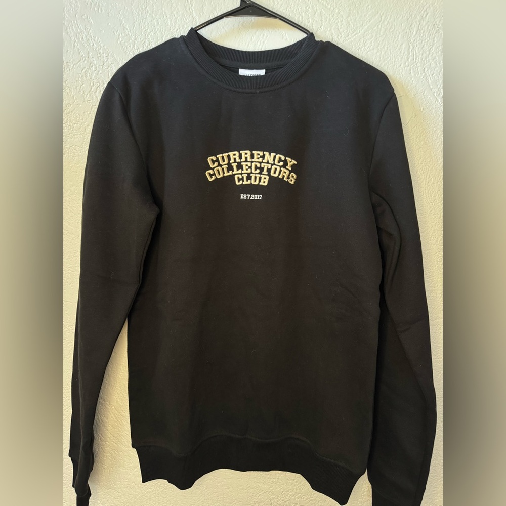 Tulones Currency Collectors Crewneck Sweatshirt NWT Size XS